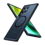 TORRAS Samsung Galaxy S24 Ultra - Fleksibelt Plast Mobil Cover - MagSafe Kompatibel - Sort