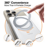 TORRAS Magnetisk 15W Power Bank 5.000mAh m. Ståfunktion - Hvid