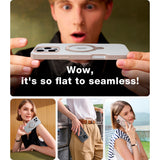 TORRAS - iPhone 16 Pro - Hybrid Plastik Cover m. Ståfunktion - MagSafe Kompatibel - Guld