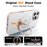 TORRAS - iPhone 16 Pro - Hybrid Plastik Cover m. Ståfunktion - MagSafe Kompatibel - Guld