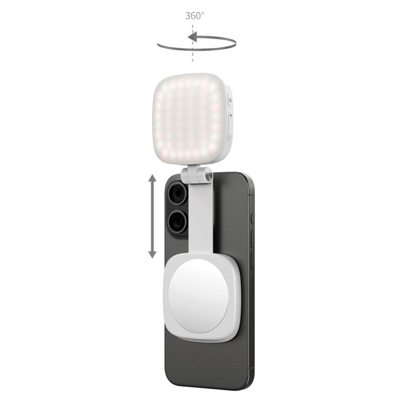 SmallRig 4933 Vibe P48 - LED Lys til Mobil - MagSafe Kompatibel - Hvid