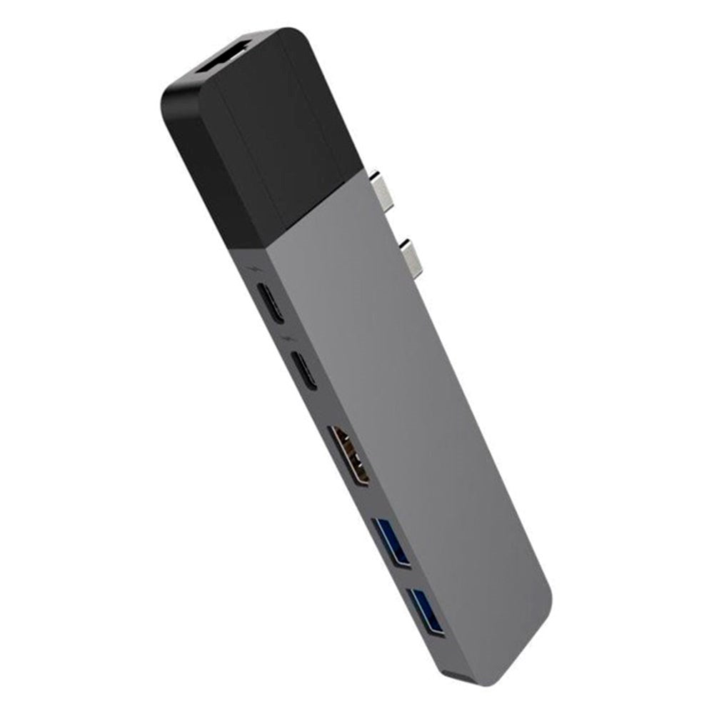 Hyperdrive Net USB-C Multiport Adapter 6-in-2 - Grå