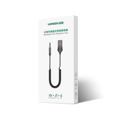 Ugreen - USB-A til AUX Stik - Lydadapter - Bluetooth 5.3 - Sort