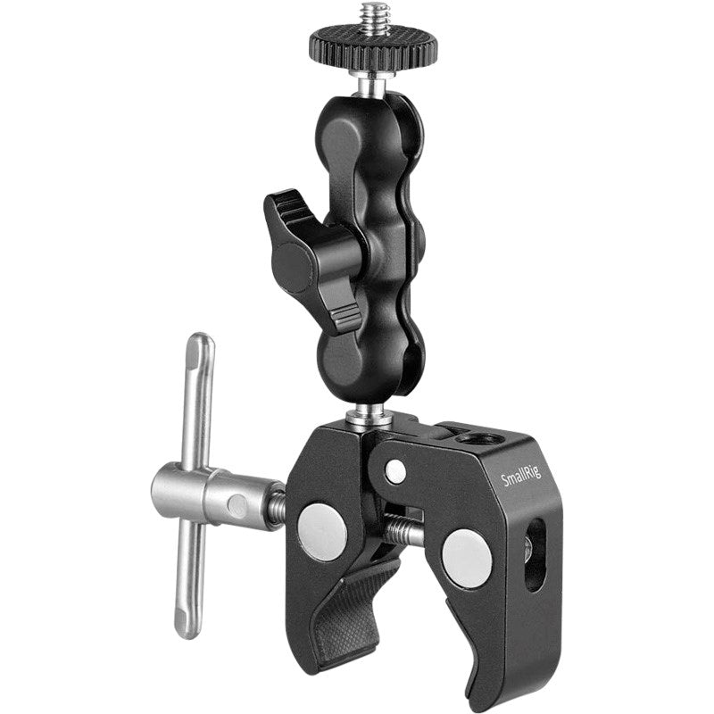 SmallRig 2164 - Multifunktionel Crab-Shaped Klemme m. Ballhead Magic Arm - Sort