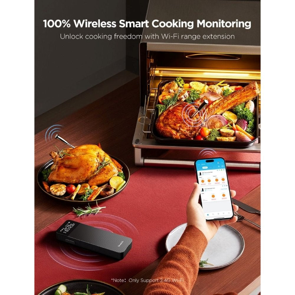 Govee Bluetooth Stegetermometer - 2 x Probe - Sort