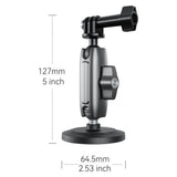 TELESIN Magnetisk & Justerbart Mount til Action Kamera - Sort