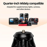 TELESIN - Magnetisk Fleksibelt Stativ - Mobil & Action Kamera - MagSafe Kompatibel - Sort