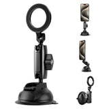 TELESIN - Sugekop Mobilholder til Bil - MagSafe Kompatibel - Sort