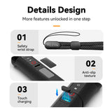 TELESIN Flydende Hand Grip Fjernbetjening - GoPro Hero 8 / 9 / 10 / 11 / 12 / 13 - Sort / Orange