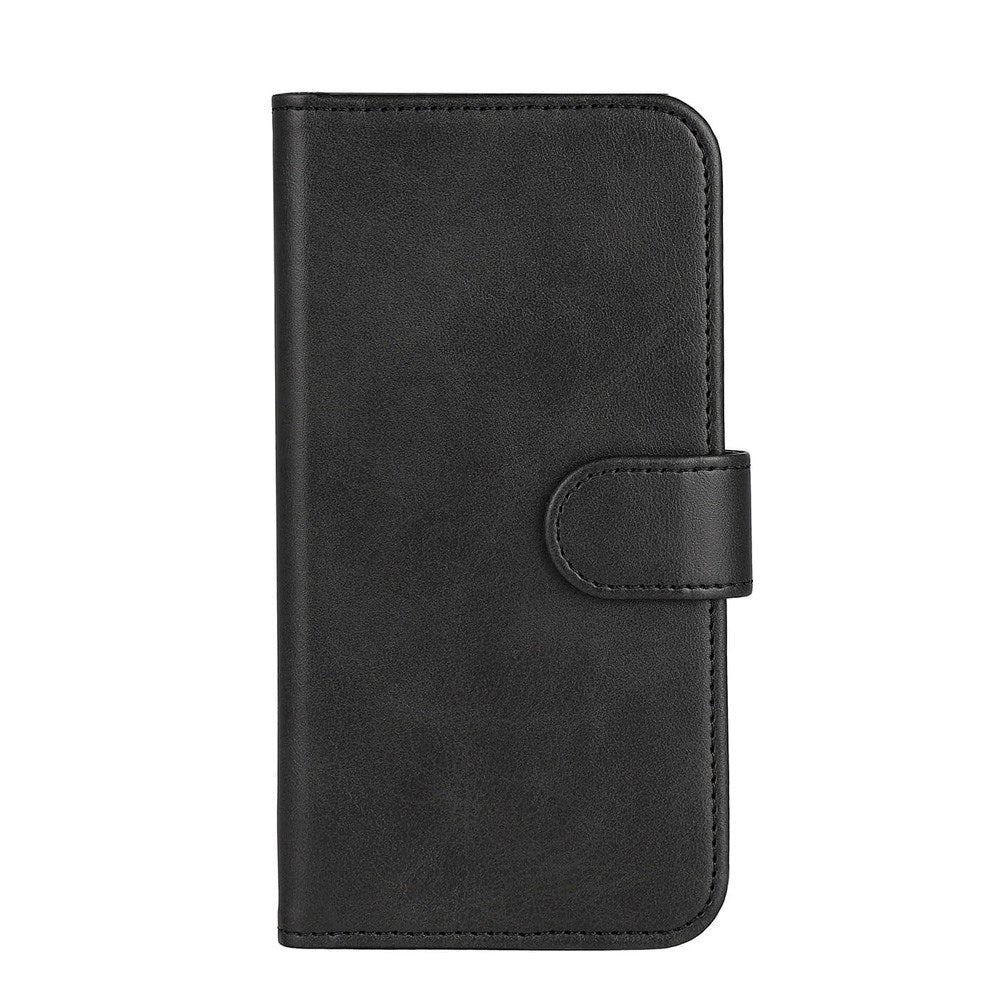 iPhone 12 / 12 Pro Classic Wallet Flip Cover m. Kortholder & Stander - Sort