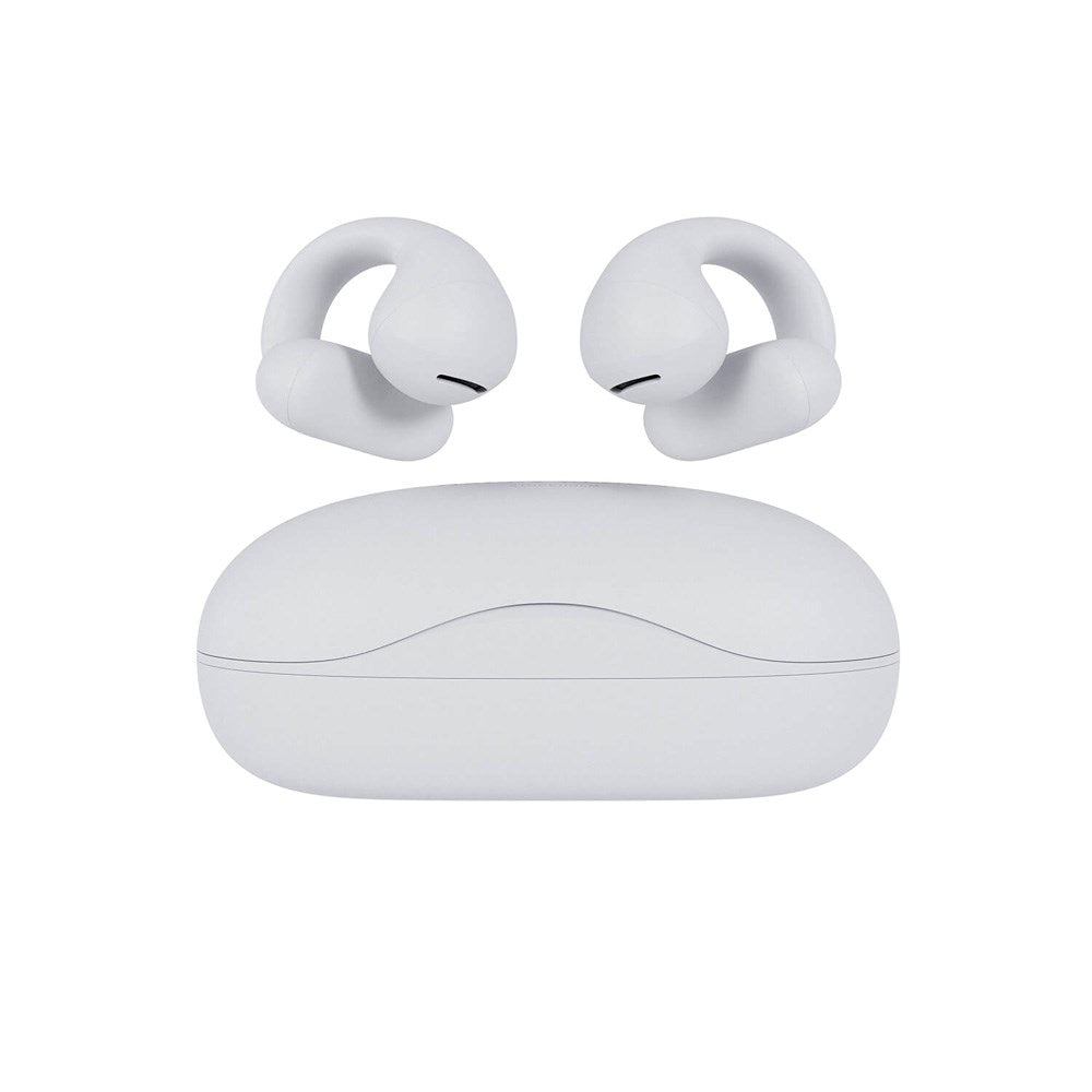 Happy Plugs - Clip Trådløse Open-Ear Høretelefoner - Hvid
