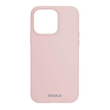 Onsala Collection iPhone 13 Pro Liquid Silikone Bagside Cover - Sand Pink