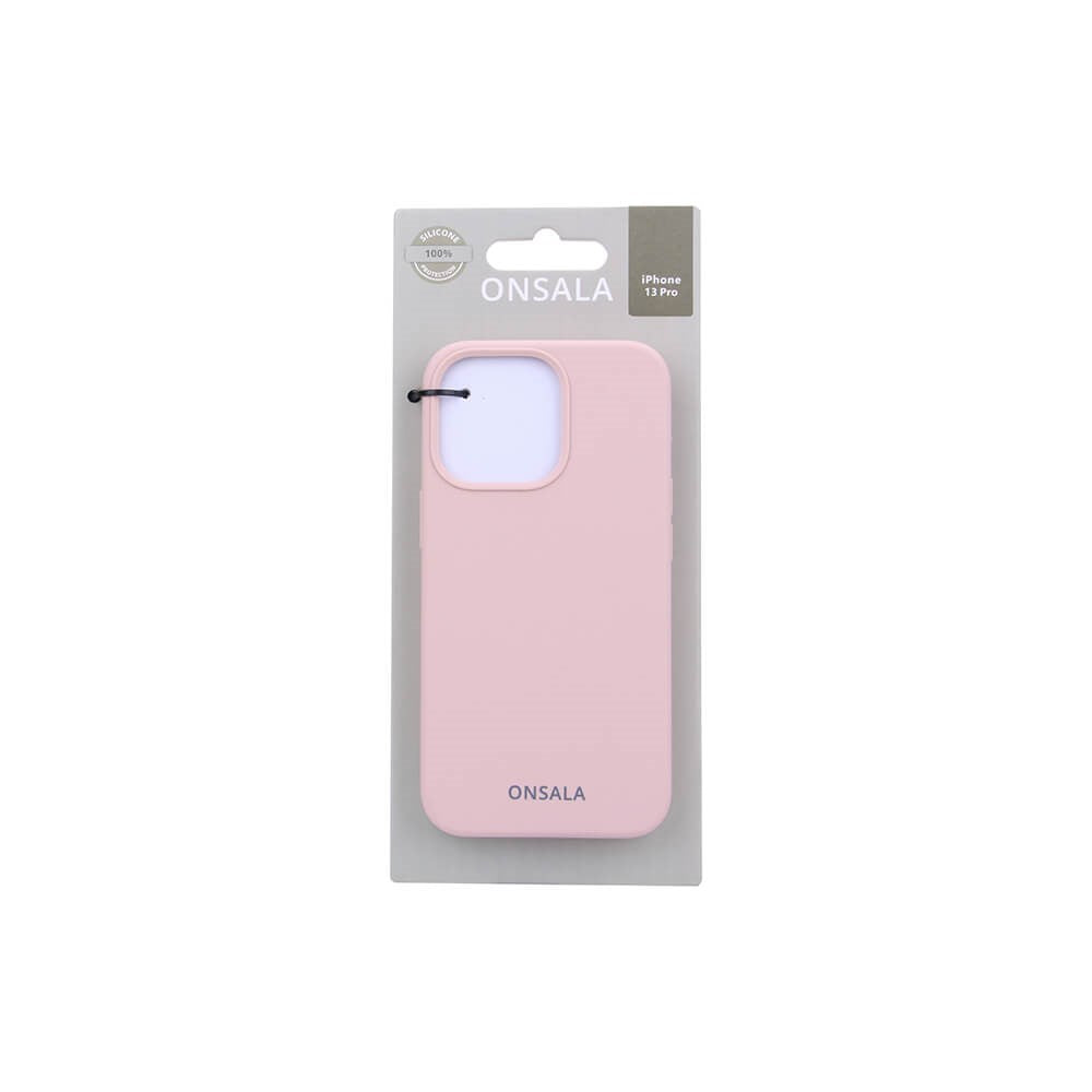 Onsala Collection iPhone 13 Pro Liquid Silikone Bagside Cover - Sand Pink