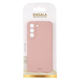 Samsung Galaxy S22 GEAR Onsala Collection Liquid Silikone Bagside Case - Sand Pink