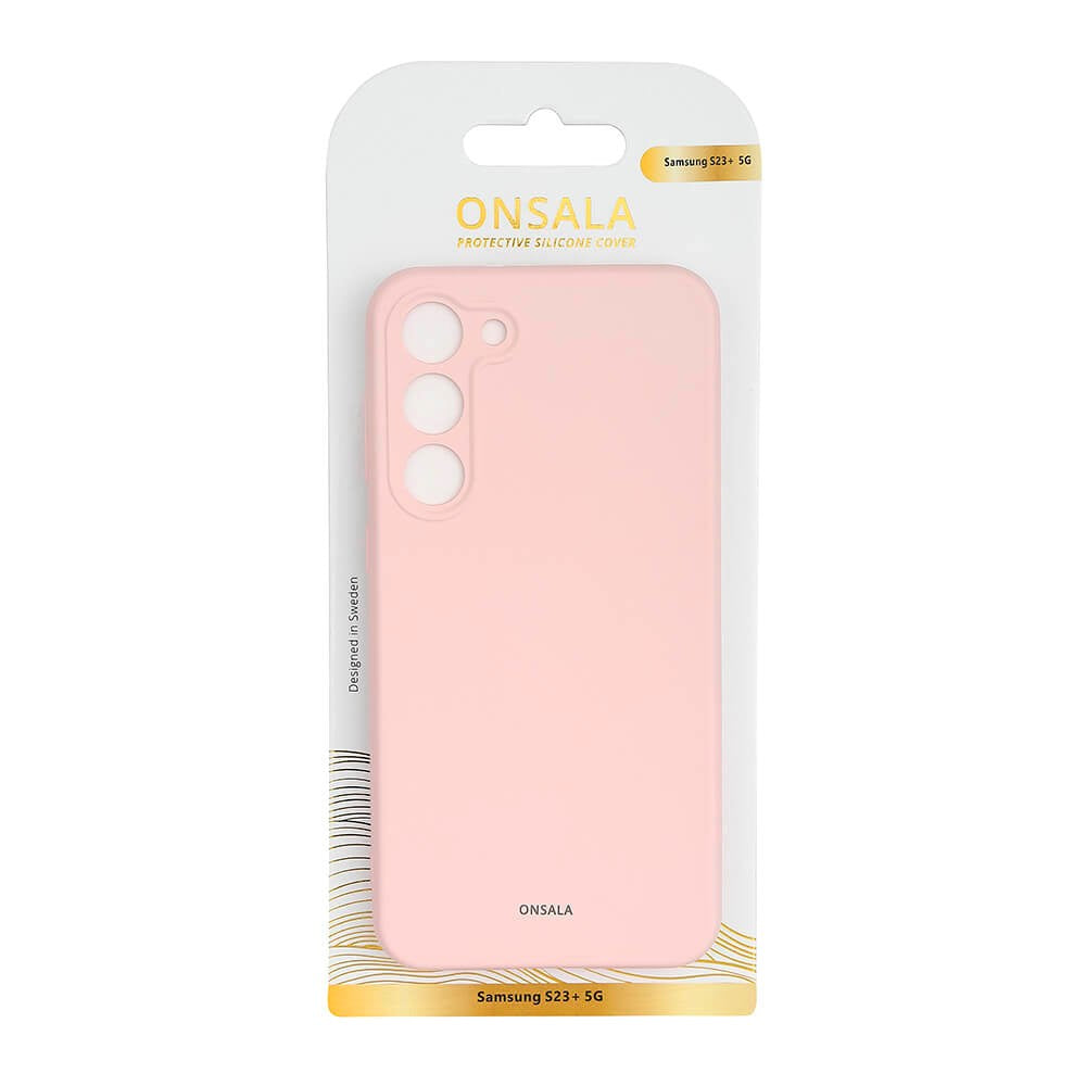 Samsung Galaxy S23+ (Plus) Onsala Silikone Bagside Case - Chalk Pink