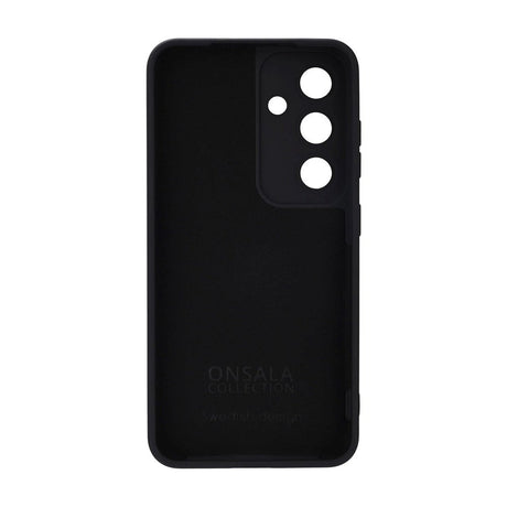 GEAR Onsala Samsung Galaxy S25 Silikone Touch Bagside Cover - Black