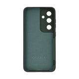 GEAR Onsala Samsung Galaxy S25 Silikone Touch Bagside Cover - Olive Green