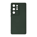 GEAR Onsala Samsung Galaxy S25 Ultra Silikone Touch Bagside Cover - Olive Green