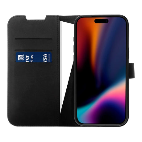 iPhone 17 Pro Max X2O Classic Wallet Flip Case m. Pung & Ståfunktion - Sort