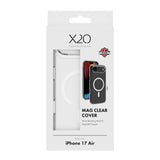 X2O iPhone Air Mag Clear Mobil Cover - MagSafe Kompatibel - Gennemsigtig
