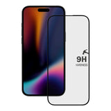 iPhone 17 X2O Skærmbeskyttelse m. Monteringssystem - 9H Hærdet Glas- Gennemsigtig / Sort Kant