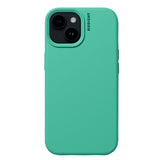 Nudient iPhone 15 Base Silicone Mobil Cover - Mintgreen