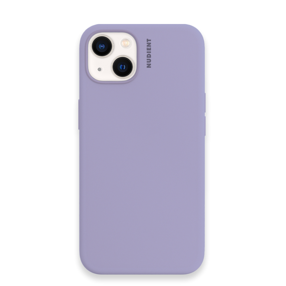 Nudient iPhone 13 Base Silicone Mobil Cover - Soft Purple
