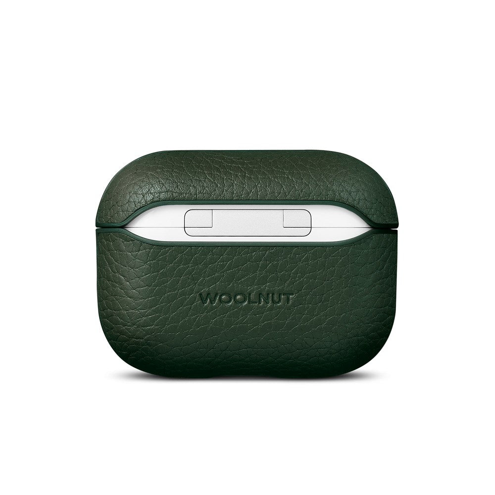 Apple AirPods Pro (3. gen.) - WOOLNUT Ægte Læder Cover - Grøn