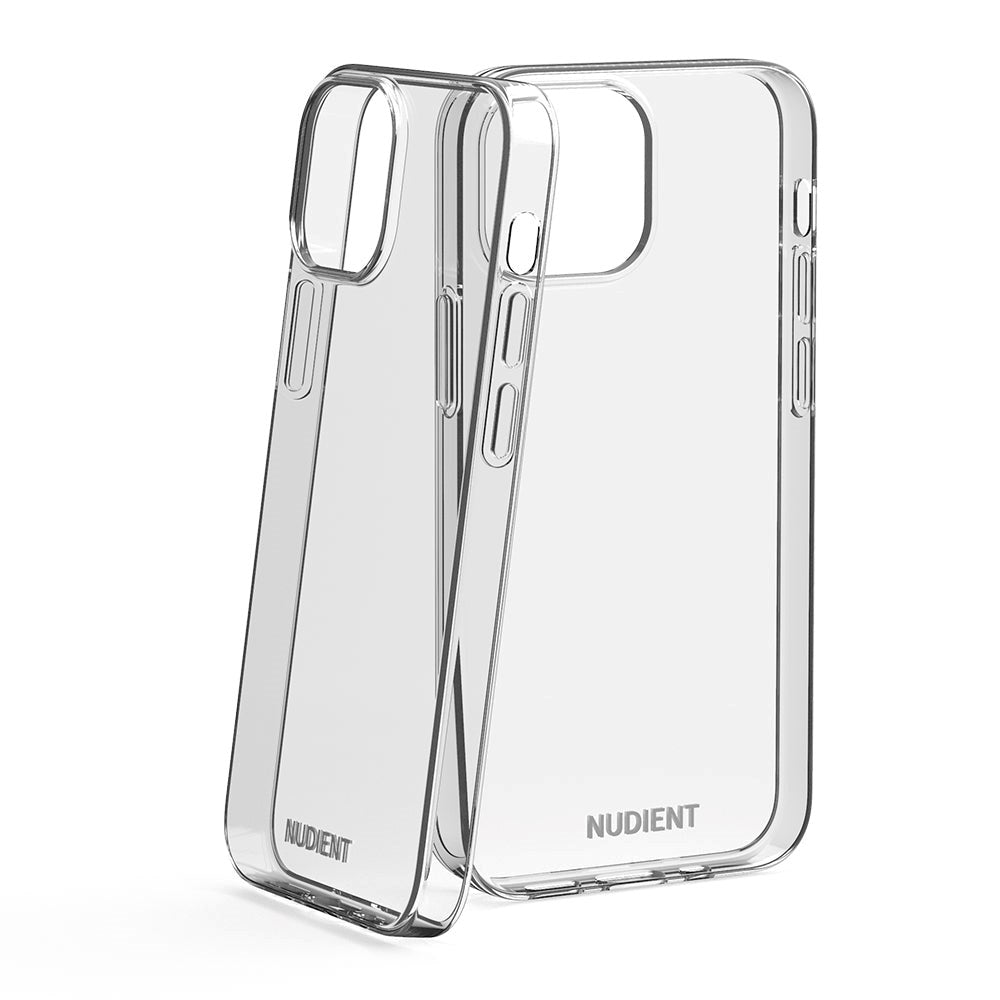 Nudient iPhone 13 Mini Fleksibelt Bagside Cover - Gennemsigtig