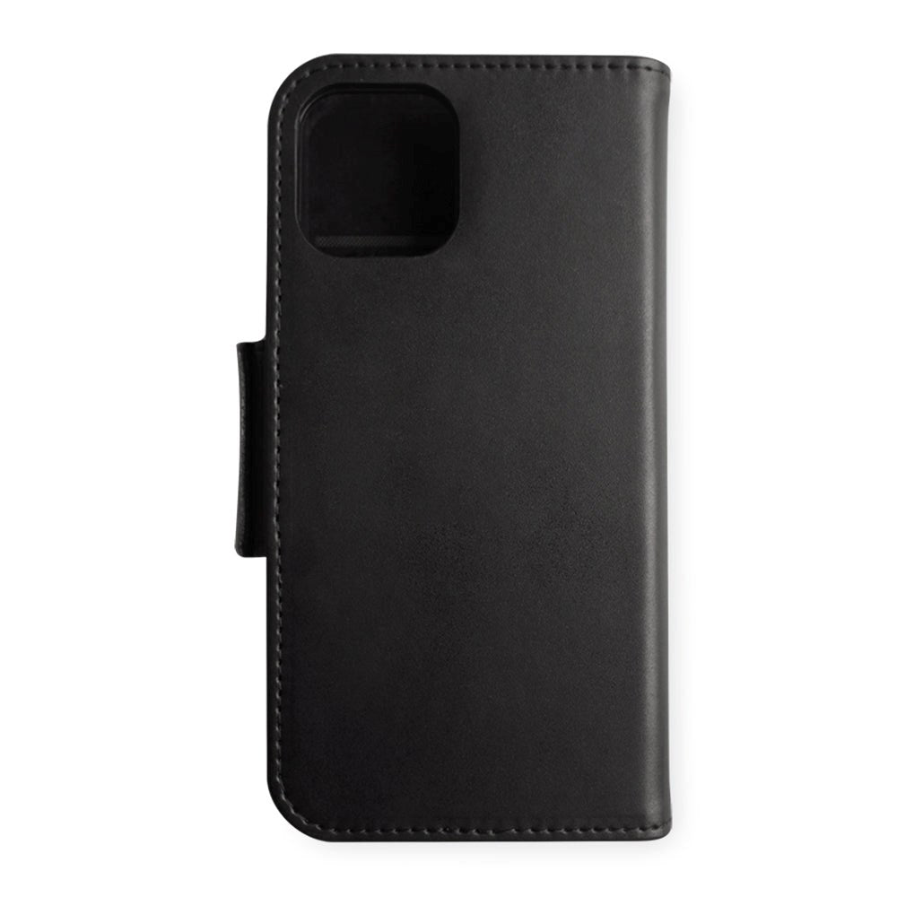 iPhone 12 / 12 Pro Key Nordfjord Slim Wallet Læder Cover m. Pung - Sort