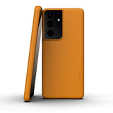 Nudient Thin Case V3 Samsung Galaxy S21 Ultra Bagside Cover - Saffron Yellow