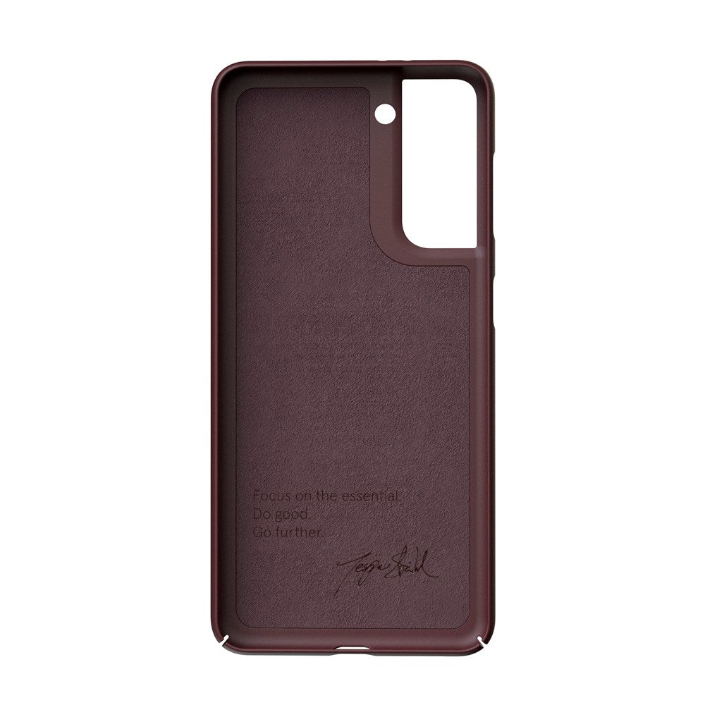 Nudient Thin Case V3 Samsung Galaxy S21 Bagside Cover - Sangria Red