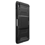 Spigen iPad 11" (2025) / iPad 10.9" (2024/2022) Tough Armor Pro Bagside Cover m. Apple Pencil Holder & Kickstand - Sort