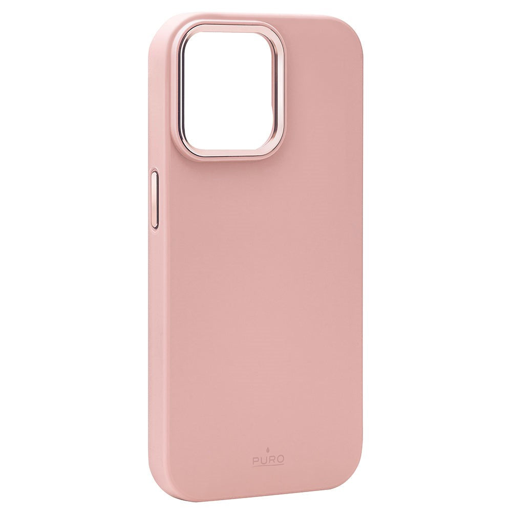 iPhone 15 Pro Puro Icon Mag Pro Silikone Case - MagSafe Kompatibel - Rose