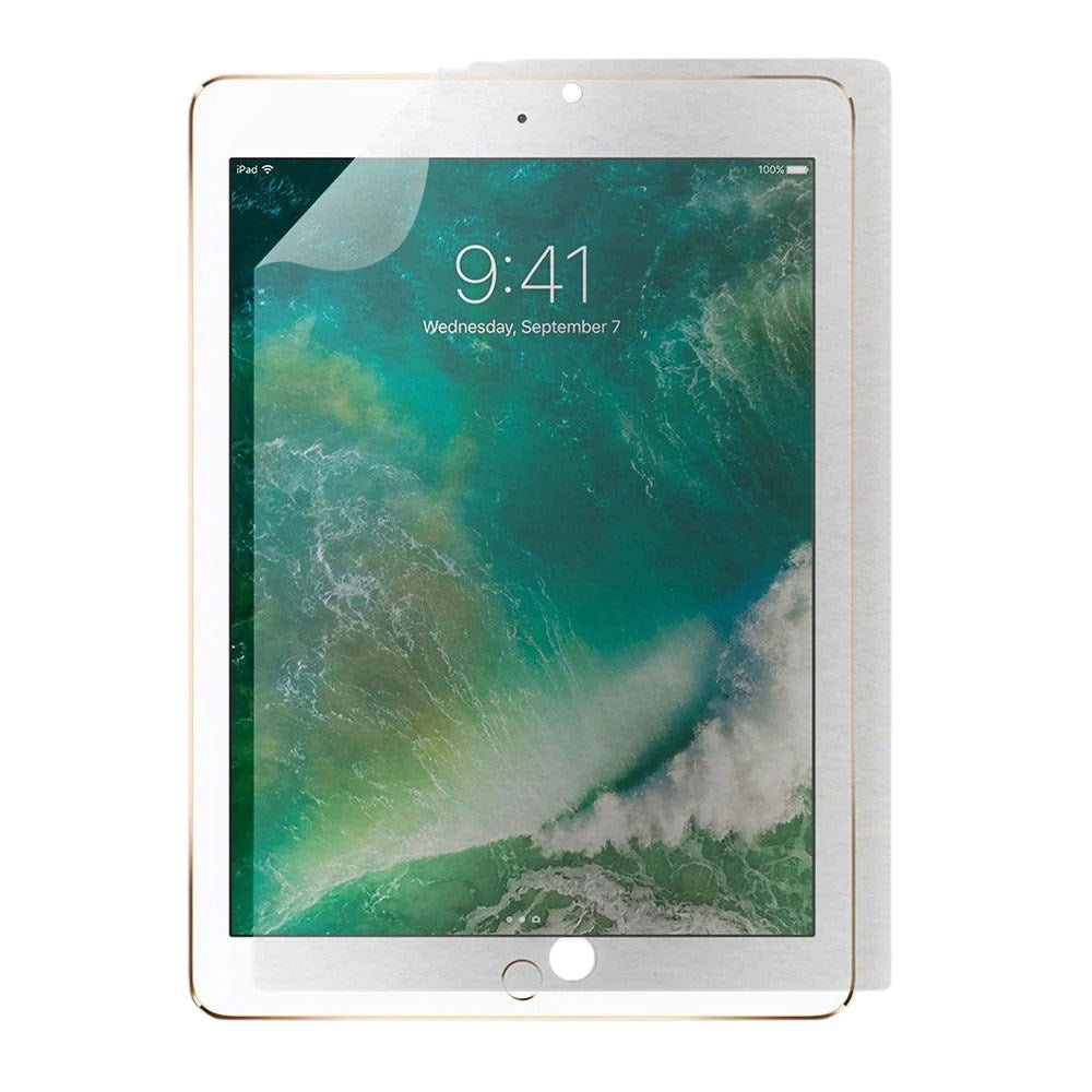 doodroo iPad 9.7" (2017-2018) / Pro 9.7" Paper Feel Plastik Beskyttelse - 2 Stk. - Gennemsigtig