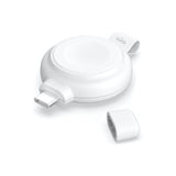 Puro Power Go Mini - Trådløs Oplader - Apple Watch & AirPods Pro - USB-C - Hvid