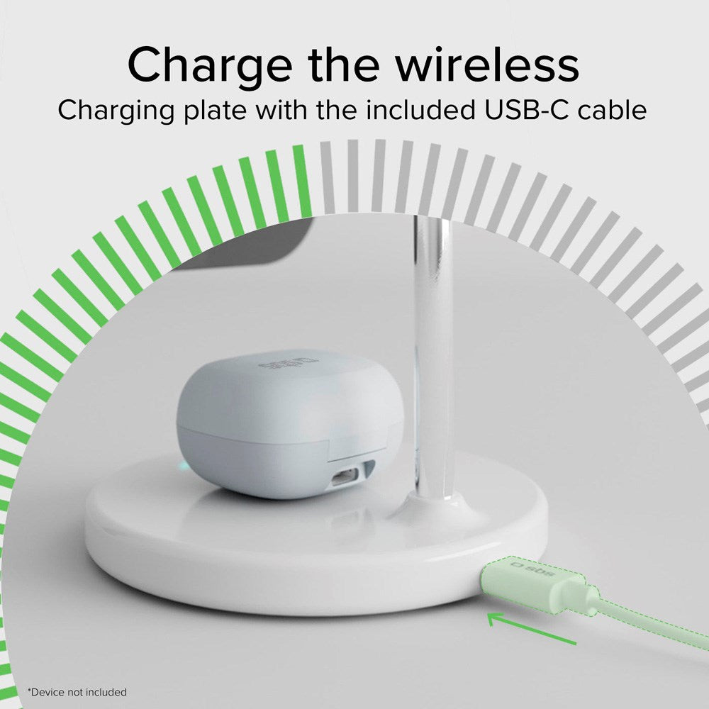 Qi2 2-i-1 Magnetisk Trådløs Oplader - SBS - MagSafe Kompatibel - Hvid