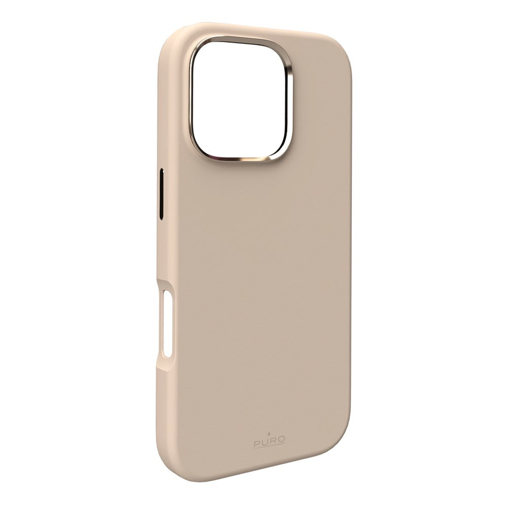 PURO ICON MAG PRO - Silikone Cover - MagSafe Kompatibel - iPhone 16 Pro - Beige