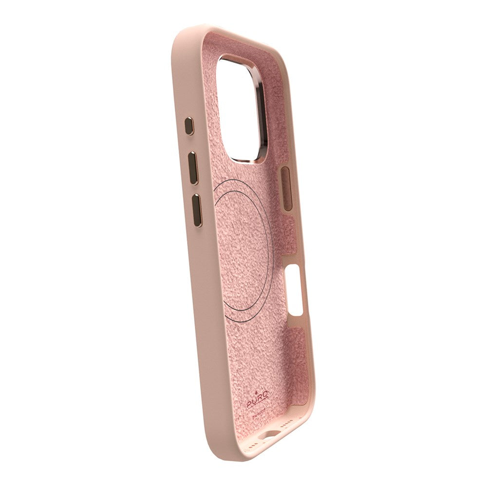 PURO ICON MAG PRO - Silikone Cover - MagSafe Kompatibel - iPhone 16 Pro - Beige