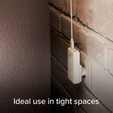 SBS - 65W - Flexi Foldbar Vægoplader - 1x USB-A & 1x USB-C - Hvid