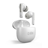 SBS True Wireless Høretelefoner - AI-teknologi - Hvid
