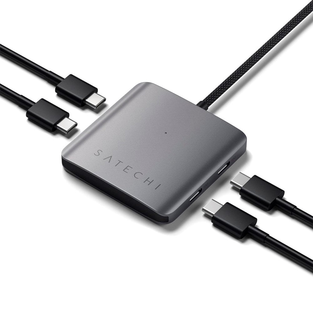 Satechi USB-C Multi Hub - 4 x USB-C - Grå
