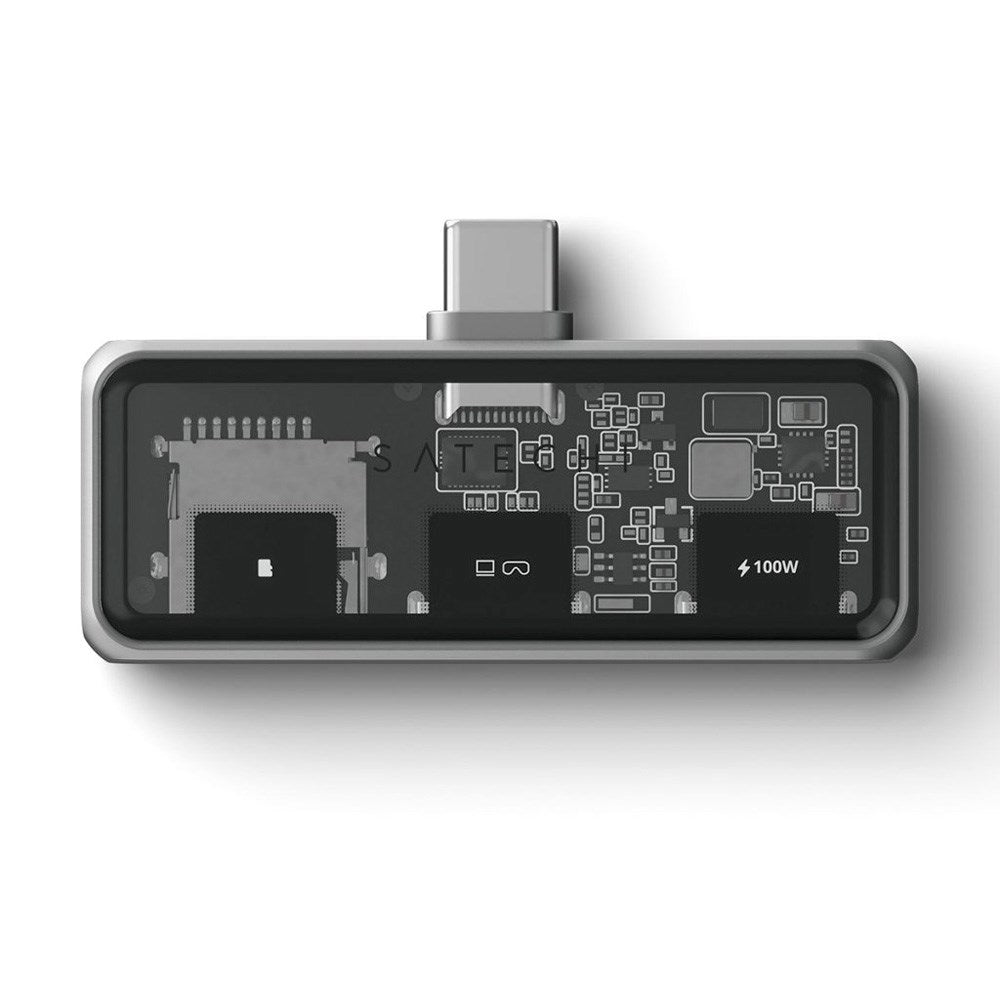 Satechi - Mobile XR Hub m. Micro SD - Space Grey