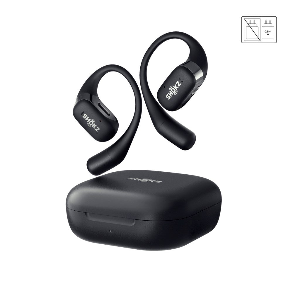 Shokz OpenFit True Wireless Hovedtelefoner - Sort