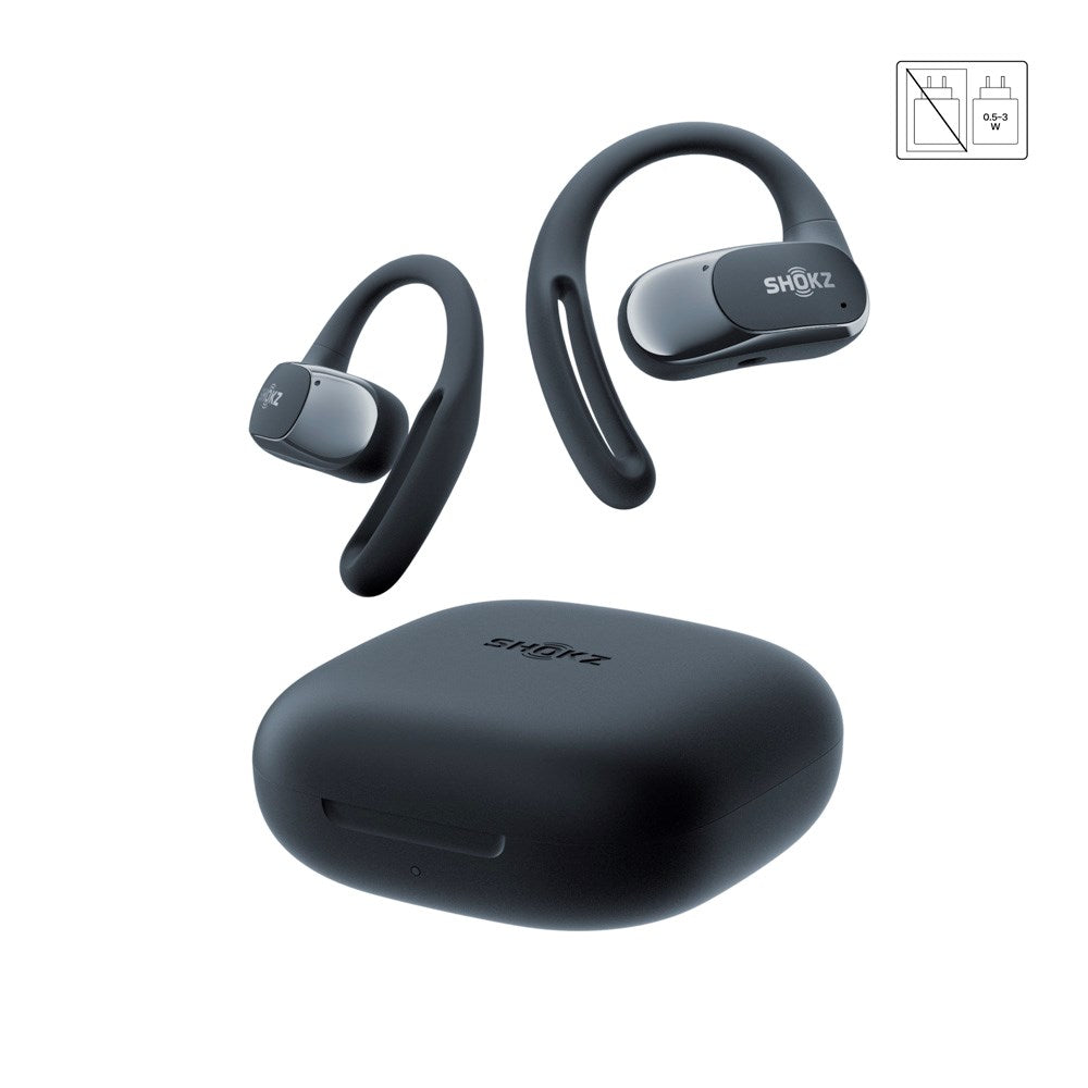 Shokz OpenFit Air True Wireless Hovedtelefoner - Sort