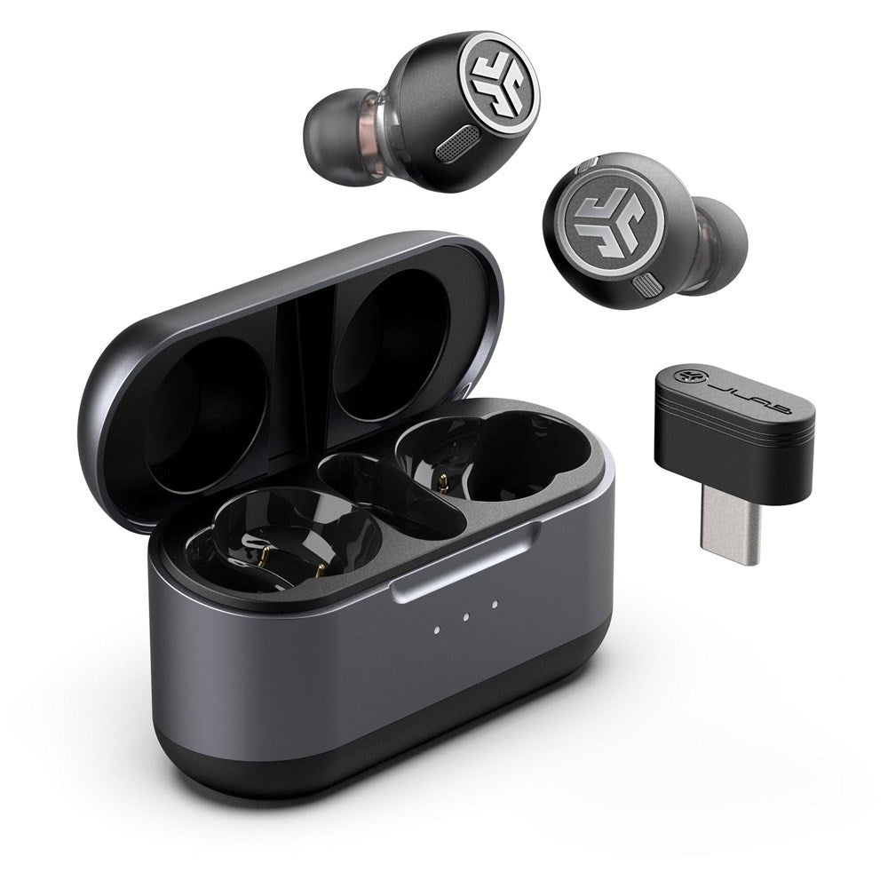 JLab - Epic Lab Smart Active Noise Cancelling - In-Ear Trådløse Høretelefoner - Sort