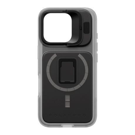 iPhone 16 Pro PolarPro LiteChaser 16 Pro Mobil Cover - MagSafe Kompatibel - Gennemsigtig / Sort