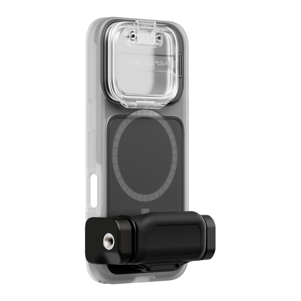 iPhone 16 Pro PolarPro LiteChaser 16 Base Mobil Cover - MagSafe Kompatibel - Gennemsigtig / Sort