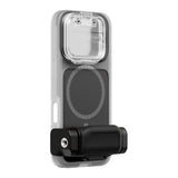 iPhone 16 Pro PolarPro LiteChaser 16 Base Mobil Cover - MagSafe Kompatibel - Gennemsigtig / Sort