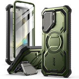 Supcase IBLSN Armorbox Samsung Galaxy S25 Håndværker Cover - MagSafe Kompatibel - Grøn